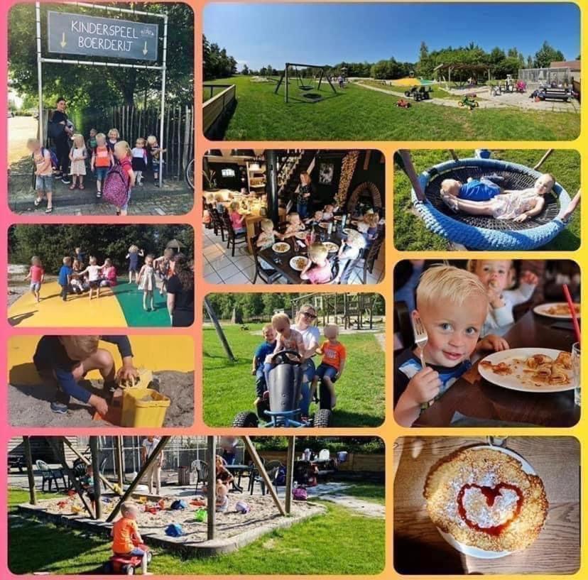 Pipowagens Bij Pannenkoekenrestaurant & Camping De Koppenjan 'Een Uniek Verblijf Met Kinderspeelboerderij' Jubbega-Schurega Экстерьер фото